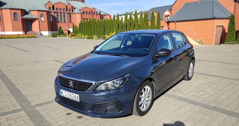 samochody osobowe Peugeot 308 cena 35600 przebieg: 137000, rok produkcji 2017 z Łosice